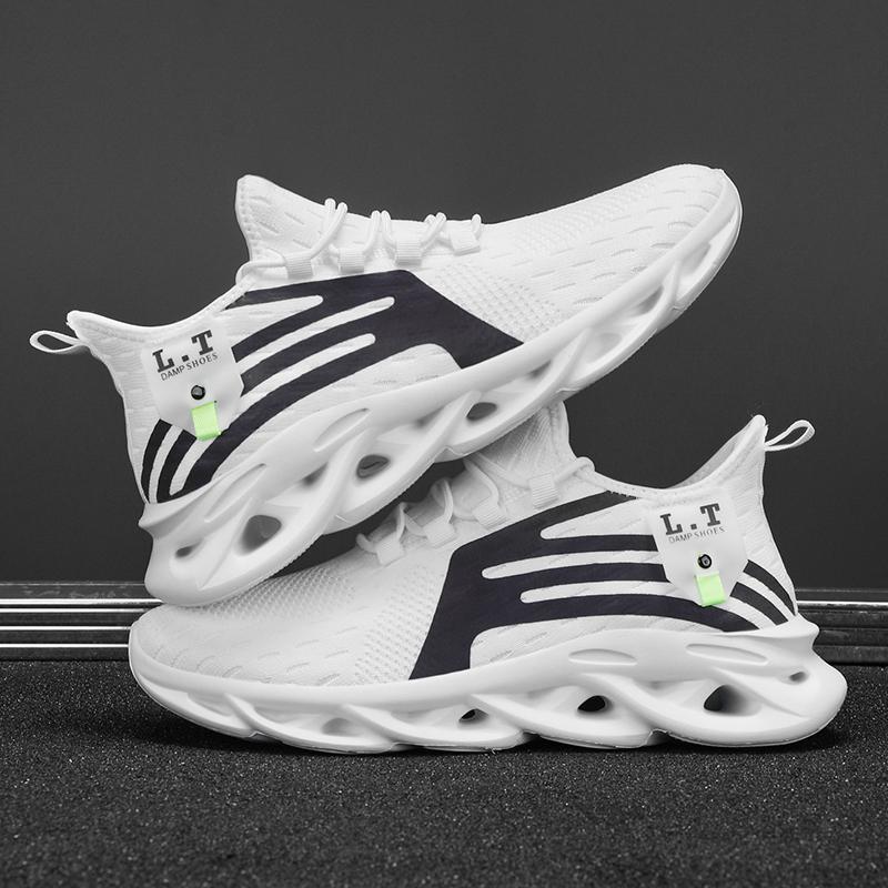 Yrzl Athletic Training Shoes For Men Lightweight Breathable Casual Non Slip Outdoor Walking Shoes Mens Athletic Training Shoes