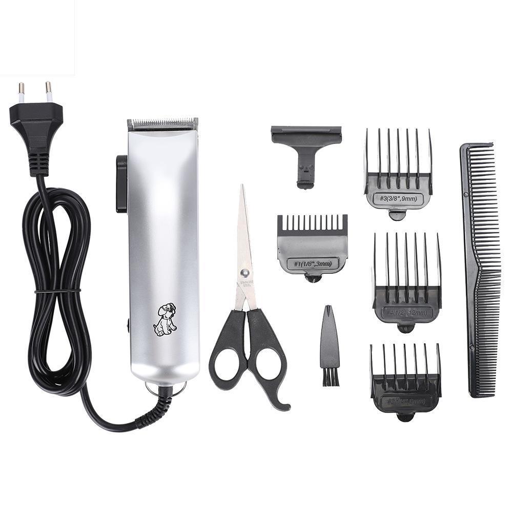 Профессиональная электрическая машинка для стрижки домашних животных, триммер для шерсти собак и кошек, инструменты для ухода за волосами, вилка европейского стандарта, 220 В