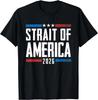 Strait of America US Flag Funny Unisex T-Shirt