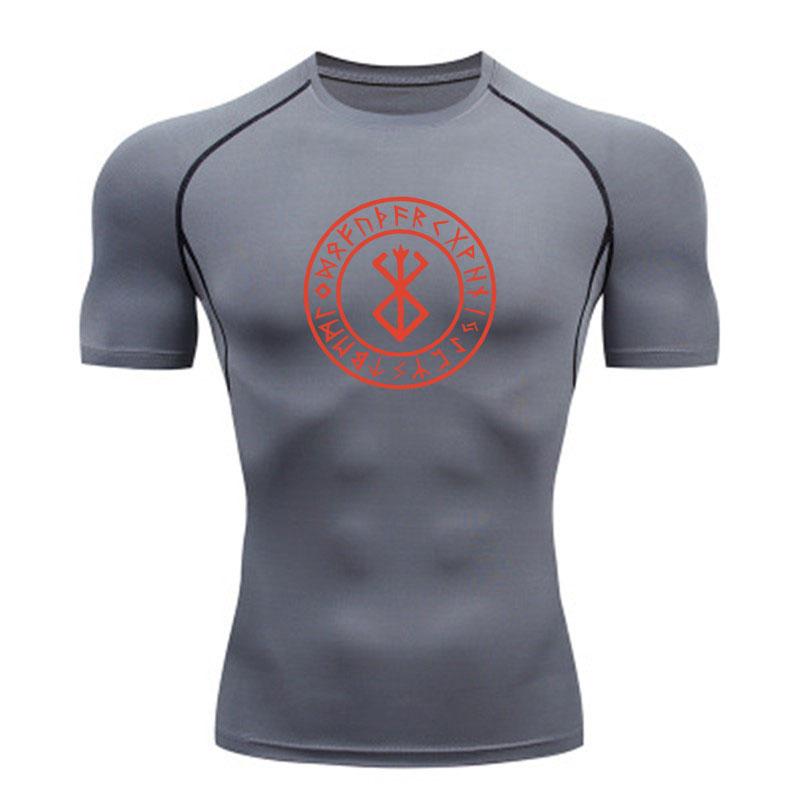 Men's Compression Fitness Sport T-Shirt, Quick Dry Stretchy
