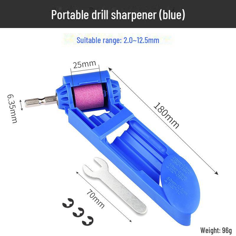 Универсальный заточной станок для спиральных сверл Портативный угловой зажим Малый инструмент для ремонта заточного станка для сверл