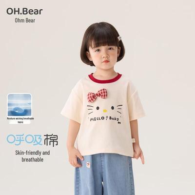 Детская футболка с коротким рукавом Omix Bear с мультяшным принтом