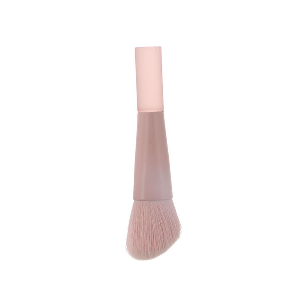 10Pcs/Set Candy Color Mini Size Makeup Brush Set Translucent Jelly Pink Cosmetic Brush Make Up Tool