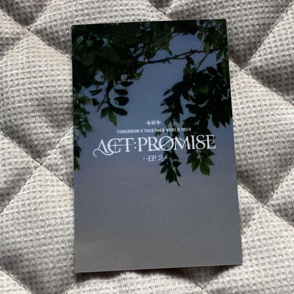 [Б/У] TXT Ёнджун ACT:PROMISE EP.2 Торговая карточка Инчхон