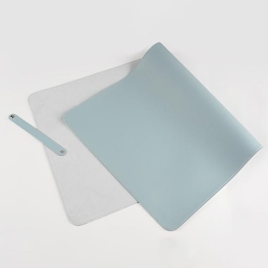 Mouse Pad with Fastening Strap Reversible Easy To Clean Smooth Surface Non-Slip Large Desk Blotter
