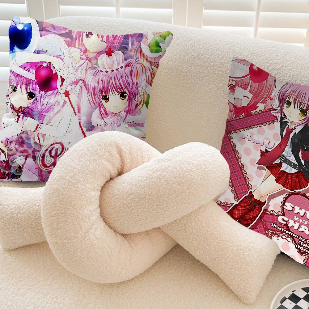 Shugo Chara Anime Cartoon Pillowcase Toon Gift Cushion Cover Bedroom Home Sofa Chair Seat Decor Pillow Case