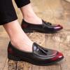 Men Formal Shoes Outdoor Fashion Patent Leather Shoes Men Spring Autumn Tassel Loafers Business Dress Office Wedding Men Shoes