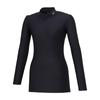 Теннис Бадминтон Biogear Нижнее белье для ракеточных видов спорта Футболка с длинным рукавом Dynamotion Fit сертифицирована Японской ассоциацией бадминтона 62JAB250 Черный