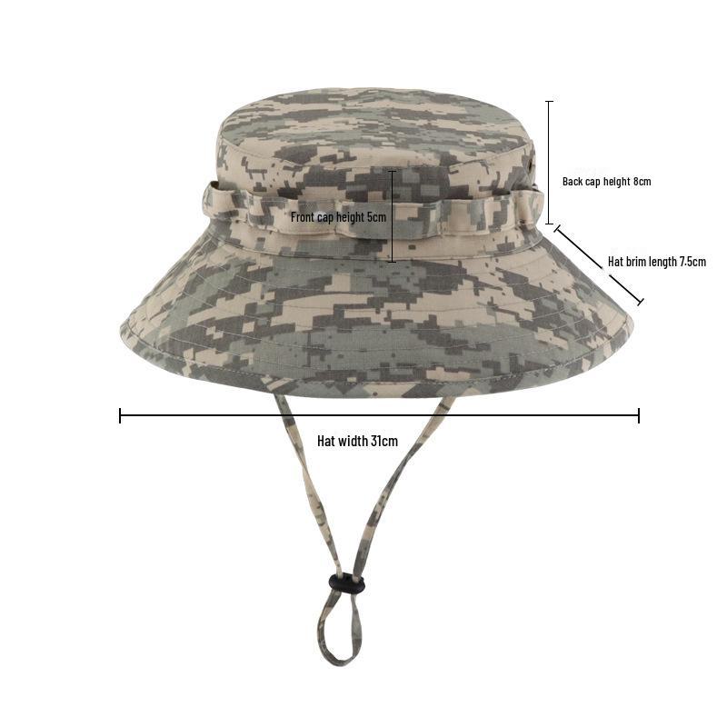 Тактическая камуфляжная шапка второго поколения — рыболовная шляпа с защитой от солнца для езды на велосипеде, пешего туризма и альпинизма.