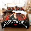 Dela Rose Bedding Set Duvet Cover + 2 Pillowcases Popular Latin Reggaeton Singer Celebrity Bedroom Decor