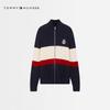 Tommy Hilfiger Унисекс хлопковый пуловер с цветовыми блоками