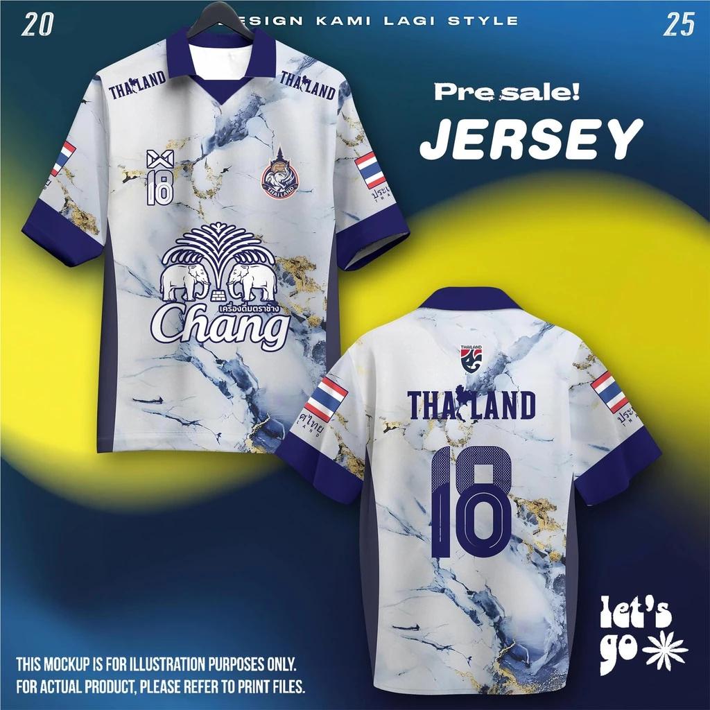 ТАИЛАНД Футбол Футбол Поло Винтажная Футболка Национальный Флаг Логотип Слона Значок Унисекс Мужчины Женщины ДЖЕРСИ Принт Быстросохнущая С Коротким Рукавом Форма