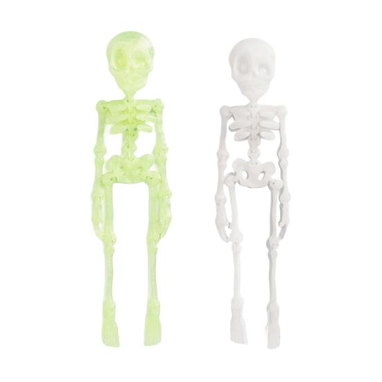 Магниты на холодильник в виде черепа с подвижными суставами Хэллоуинский подвижный скелет на холодильник