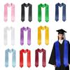 1 шт. 2026 Аксессуары для мероприятий Церемониальная одежда Выпускной Прочный Унисекс Взрослый Выпускной Шарф 72 дюйма Однотонная Академическая Лента