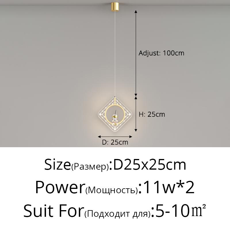 Светодиодный подвесной светильник для детской комнаты, прикроватный светильник, корпус, креативная мультяшная люстра для спальни, домашний декор, осветительные приборы