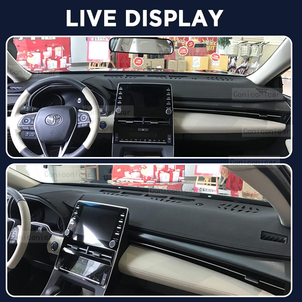 Для TOYOTA AVALON 2018-2022 Автомобильный коврик на панель приборов Солнцезащитная накладка Предотвращение бликов Ковер на приборную панель Аксессуары для защиты