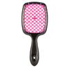 Mesh Hollow Comb with Pvc Box Massage Comb Straight Hair Styling Brush Hairdressing Quick Drying of Hair Blowing Barber Brush
