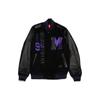 Destroyer Kobe Letter Embroidered Baseball Collar Long Sleeve Jacket Men Jacket Black 588833-010