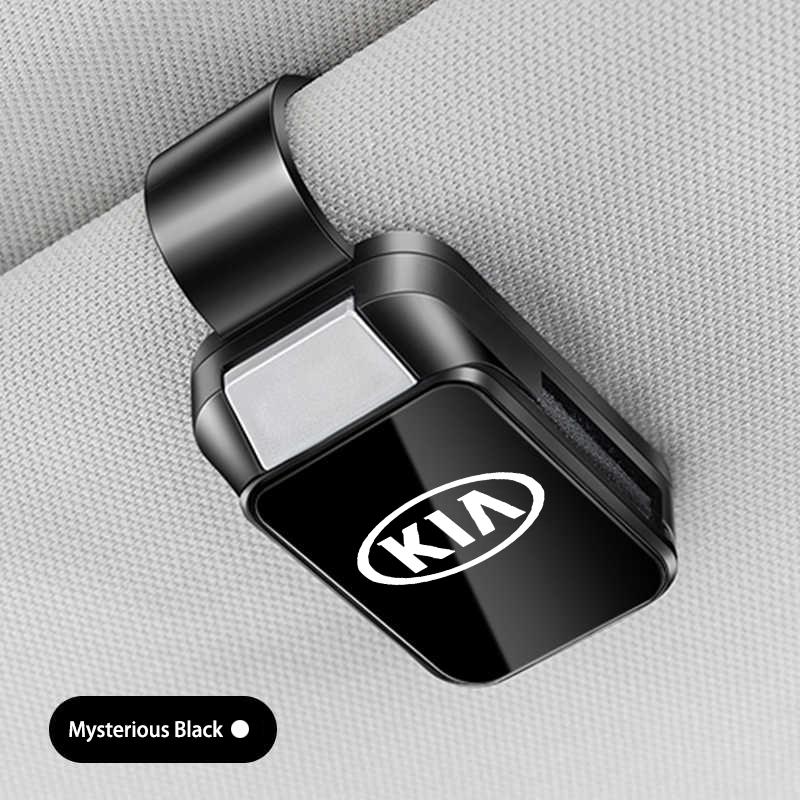 BCGHRJ1 Car Interior Visor Glasses Holder Sunglasses Clip for Kia Rio Soul Forte Sportage Picanto Niro Morning Ceed Niro 5 3 4 K7 K5 K8