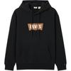 Худи с длинным рукавом Levis Loose Fit с графикой 'крыло летучей мыши' Мужские худи Черный 0018O-0002