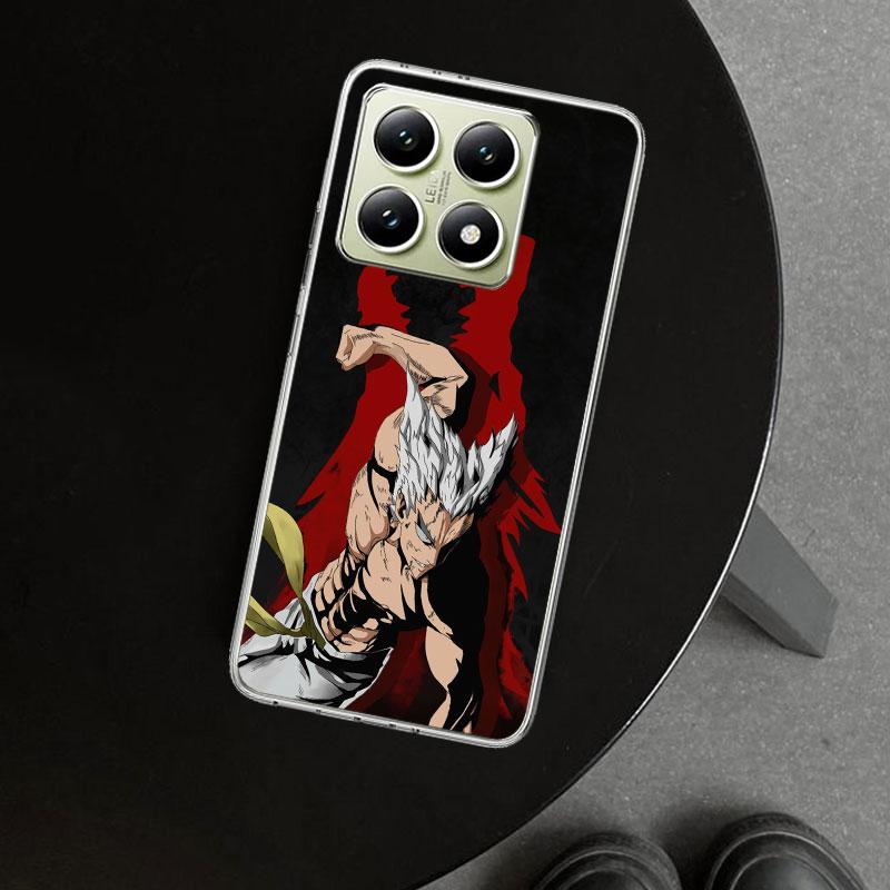 Чехол для телефона One P-Punch-Man Garou для Xiaomi Redmi Note 15 14 13 12 11 Pro Plus 14S 12S 11S 11T 11E 10S 10 Индивидуальный Funda