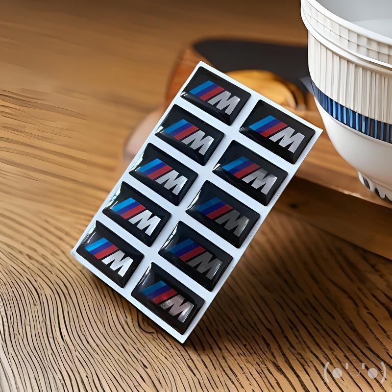 Motorcycle BMW 3M Logo 3D Three-dimensional Sticker Fuel Tank Stickers Soft Backing For BMW X4 X3 X1 E83 X2 X5 G20 X6 X7 E53 F40 AJ4