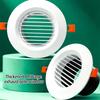 Circular Air Outlet Cover For Exhaust System 100mm Size acrylonitrile Adjustable And Flexible