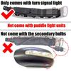 2PCS Door Side Mirror Turn Signal Light For Mercedes CL S-Class W220 W215 03-05
