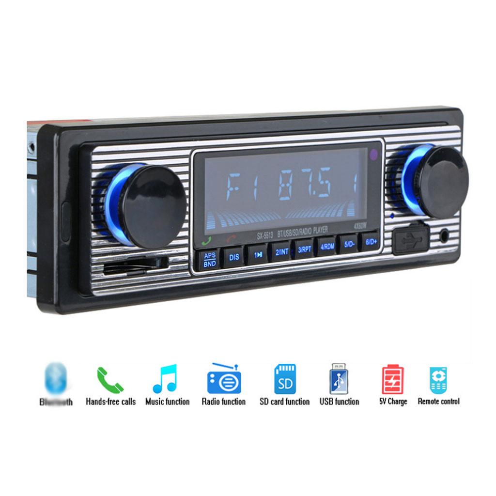Автомобильное радиооборудование для салона, совместимое с Bluetooth, приемник для звонков по громкой связи