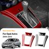 Настоящее Мягкое Углеродное Волокно Для Vauxhall Opel Astra H MK5 2004 2005 2006 2007 2008 2009 2010 Наклейка на Панель Переключения Передач Центральной Консоли