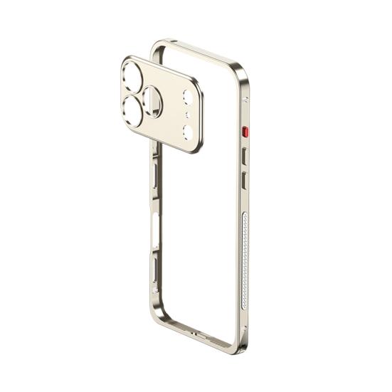 Металлический чехол для телефона для IPhone 17/17 Pro/17 Max/17 Air Съемная крышка объектива и чехол для телефона с теплоотводом Ультратонкая защитная рамка