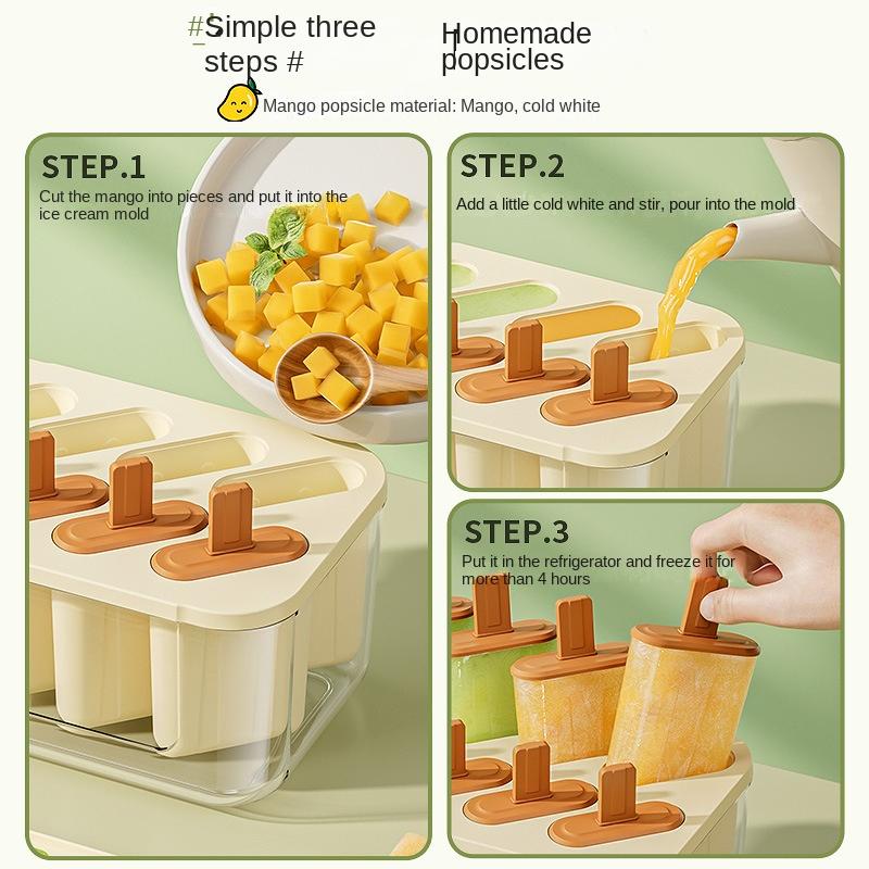 Силиконовый лоток для кубиков льда с крышкой, 8/22 отсеков, пищевой льдогенератор для домашнего использования, форма для мороженого и мороженого