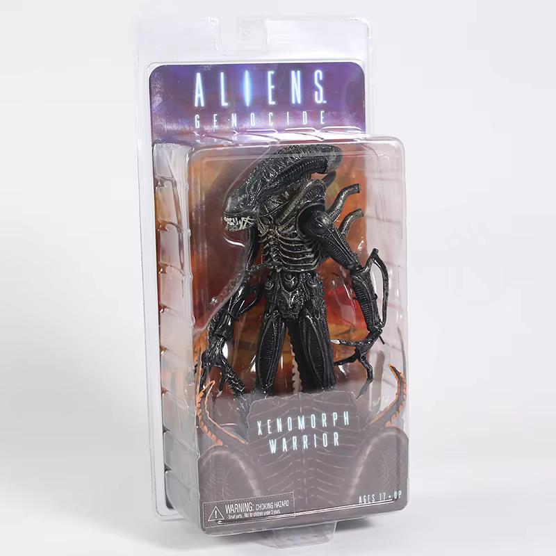 Grid Warrior Xenomorph Alien Figure Alien vs Predator Action Figure Collectible Model Toys Christmas Birthday Gift