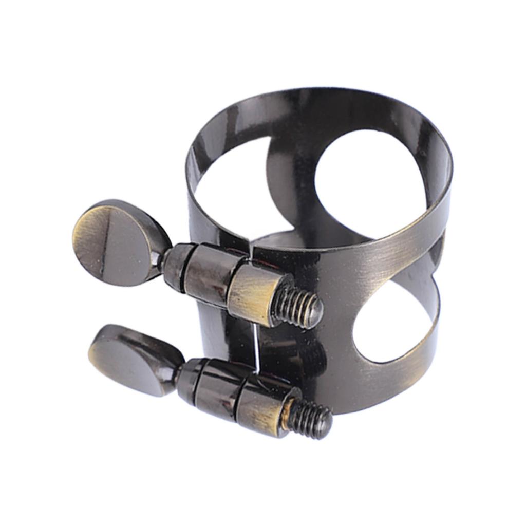 Saxophone Ligature Mouthpiece Fastener Sax Metal Clip Musical Instrument Accessories Alto Antique Bronze