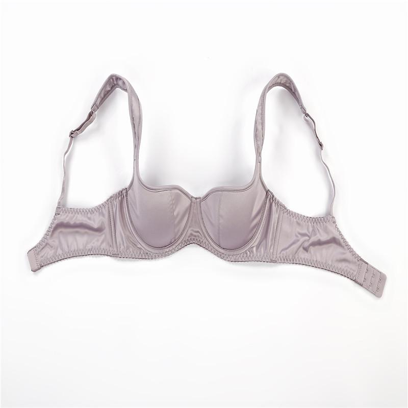 Новый европейский женский сексуальный комплект нижнего белья, ультратонкий комплект с бюстгальтером, комплект с половиной чашки, гладкий удобный бюстгальтер и трусики, сексуальный комплект с бюстгальтером для девочек, бюстгальтер с большой чашкой