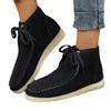 Ankle Boots Ladies Fashion Women Boots Flats  Comfortable Shoes Autumn High Top Booties Female Casual Shoes Woman