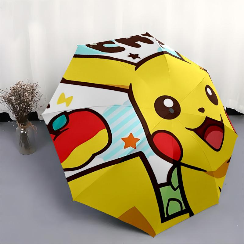 Pikachu, Pokémon Automatic Umbrella with Folding feature - Travel Umbrella, Perfect Gift for Birthday, Christmas a0827098