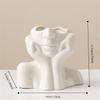 Creative Portrait Vase Minimalism Half Face Portrait Decoration High Qualitu Vase  Decorative