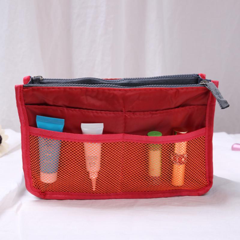 Двойная молния многофункциональные дорожные карманы сумка для хранения модный органайзер косметичка простые портативные удобные сумки
