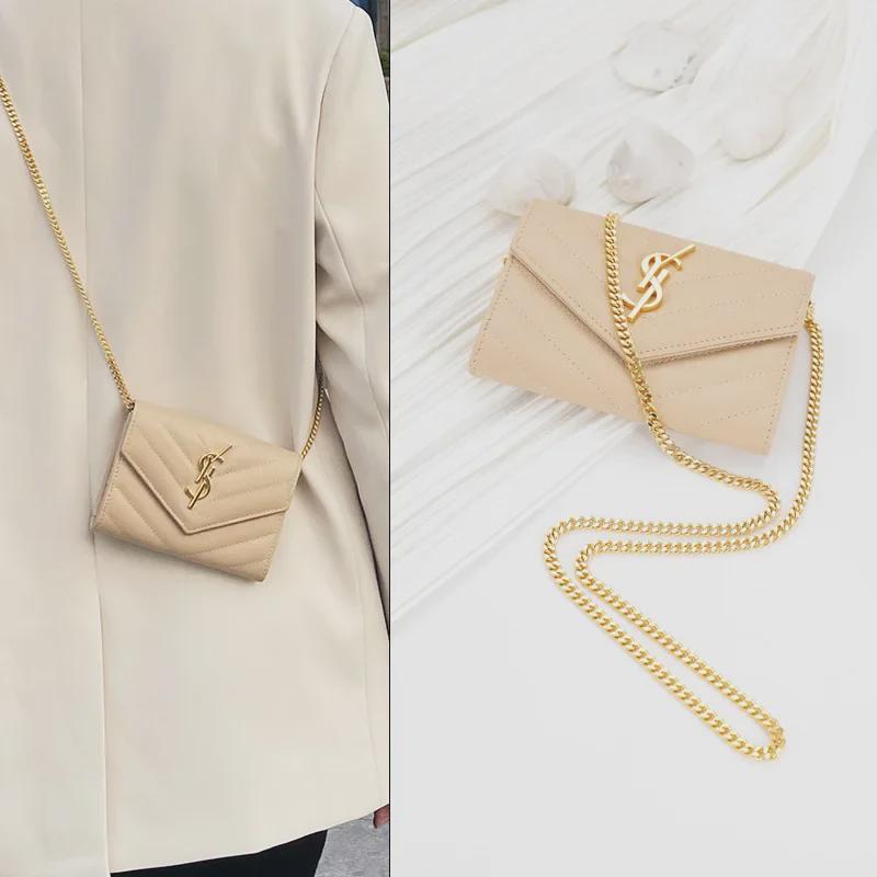 Сумка Saint Luo L Card Bag с металлической цепочкой подмышкой и подкладкой для самостоятельного изготовления, аксессуары для плечевого ремня