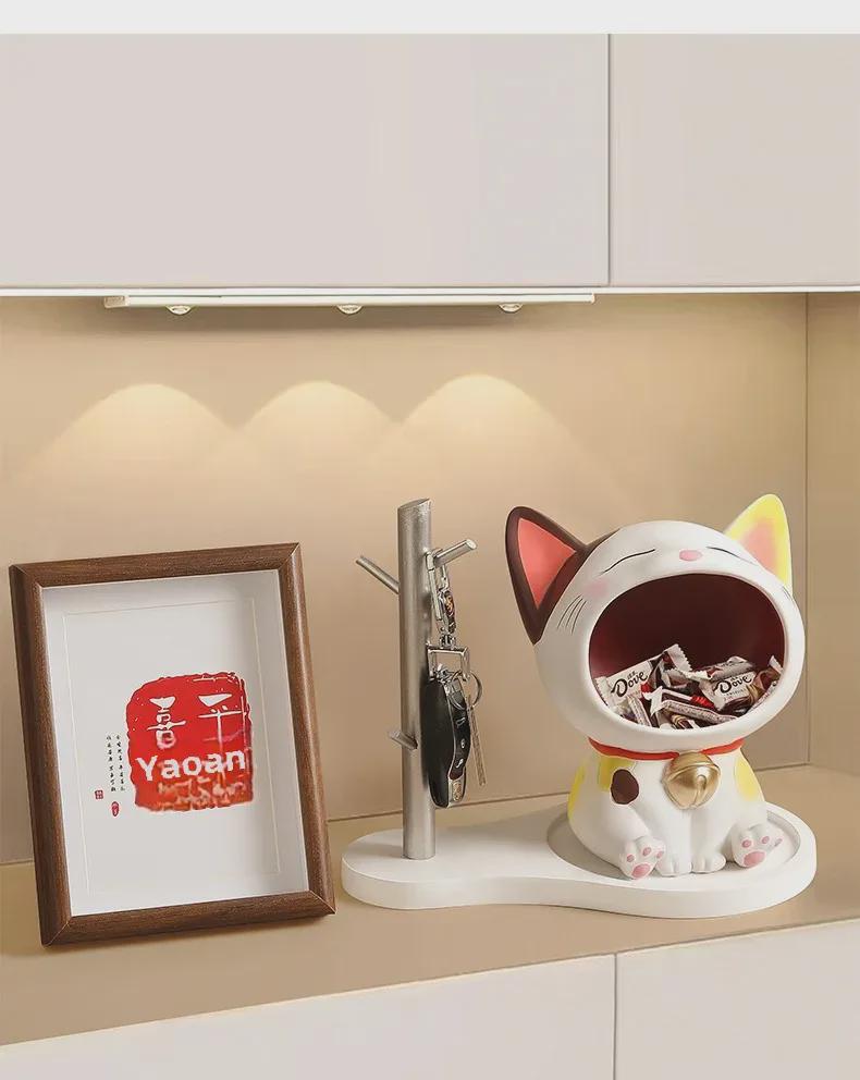 Креативное украшение для крыльца для кошек — милое украшение для дома и место для хранения ключей