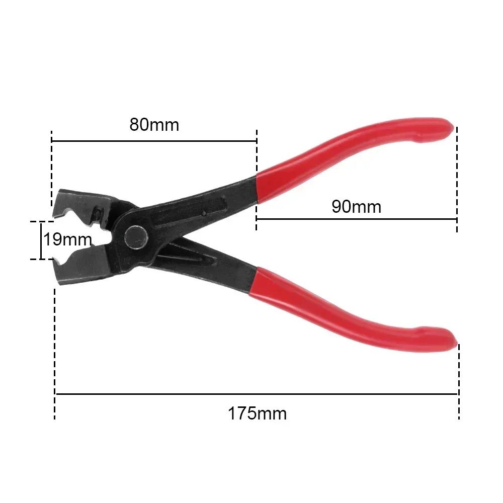 Car Oil Hose Crimping Plier Repair Tools Calliper Vise Pipe Clamp Collar Clip Auto Repairing Motorcycle Automotive Accessories Hoses Windshield