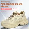 Fashion Safety Shoes for Woman Comfortable Work Sneakers Industrial Steel Toe Safety Work Boots Light Summer Work Shoes
