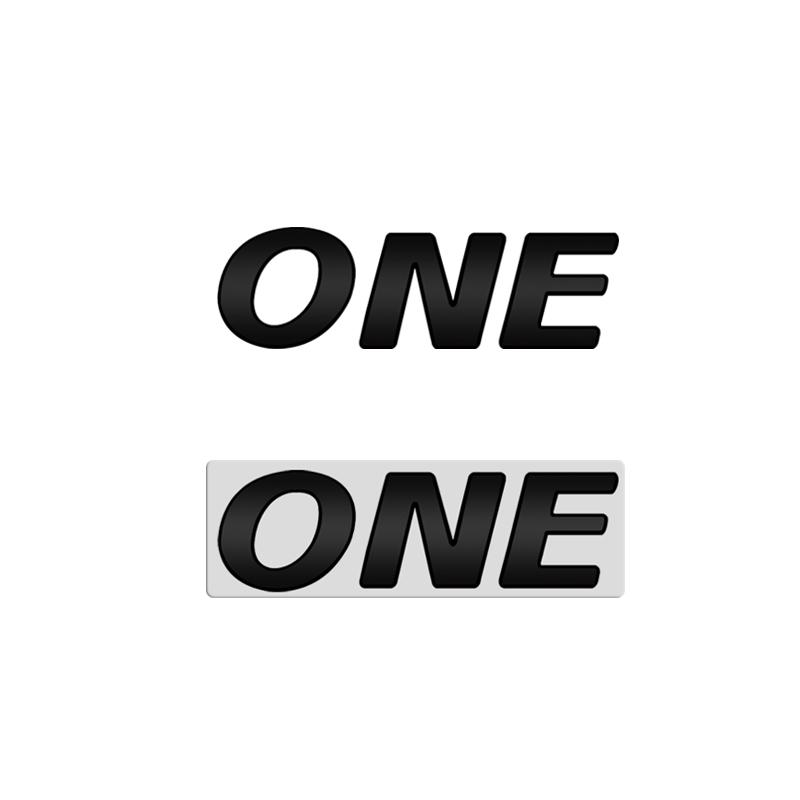 Metal Logo For MINI ONE COOPER Letter Badge 3D Stickers Trunk Emblem Decal Auto Accessories Lettering Decoration Car Styling