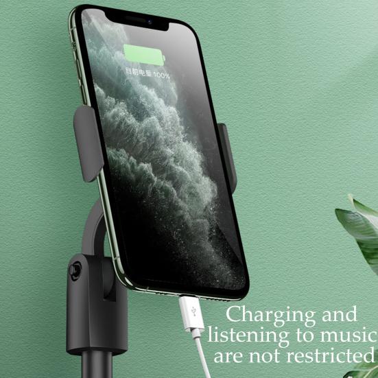 Mobile Phone Holder Universal Table Cell Phone Stand Retractable Adjustable Phone Mount for Live Broadcast Video