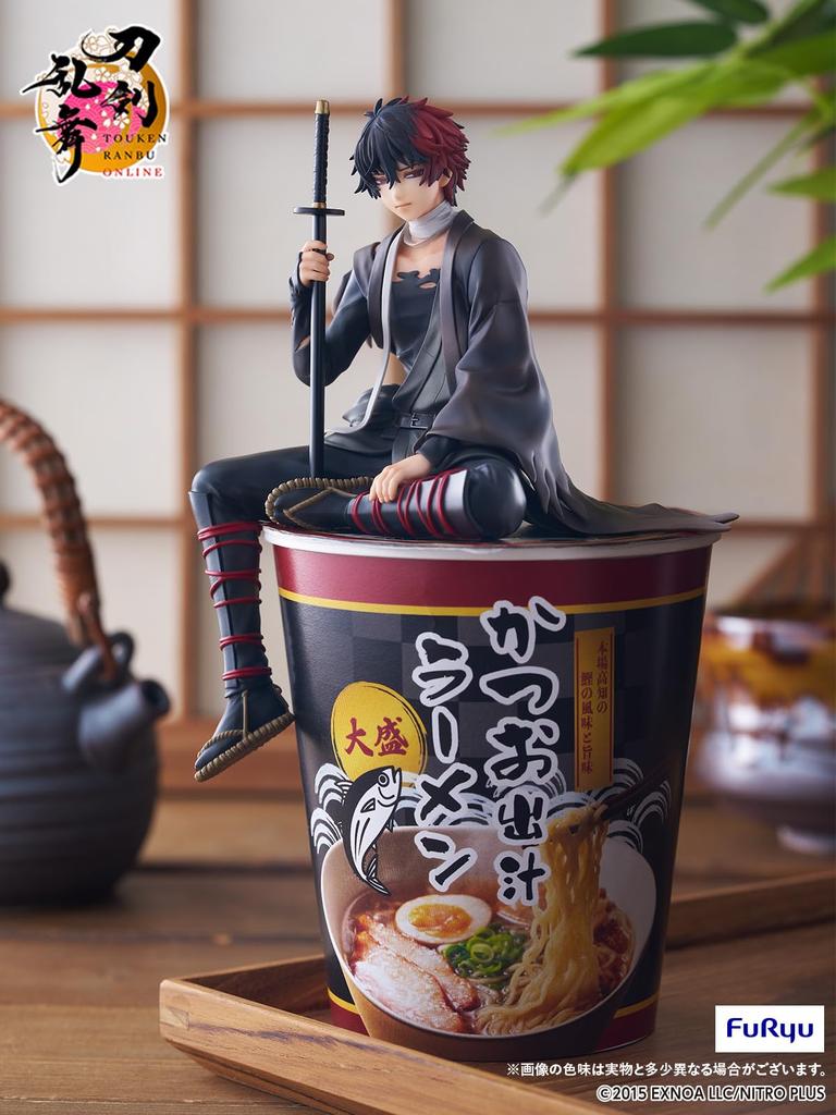 Minna no Kuji Touken Ranbu ONLINE ~Noodle Stopper no Jin Sono Shi~ B Prize Hizen Tadahiro Noodle Stopper Figure