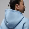 Jordan Air Sweatshirts Women's Blue Hooded Moderate