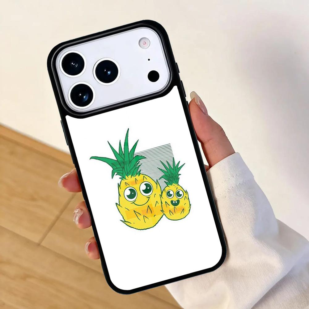 Pineapple Summer Mobile Phone Case for IPhone 17 AIR 16pro Max 15 14 13 12 11 Bumper Cover