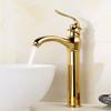 Luxury Basin Faucet Modern Bathroom Washbasin Faucet Gold Hot Cold Mixer Tap Basin Sink Faucet Single Handle Kitchen Accessories