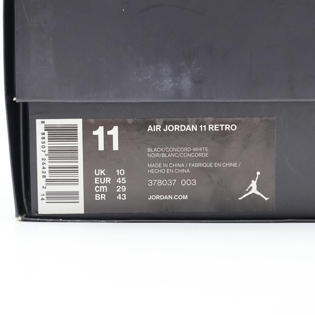 378037-003 Nike Air Jordan 11 Retro Space Jam Черный Темно-Конкордовый Белый (Мужской)
